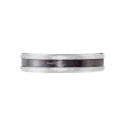 Alliance Alis Ruban Plat Argent Blanc