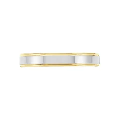 Alliance Beatrice Ruban Plat Or Bicolore