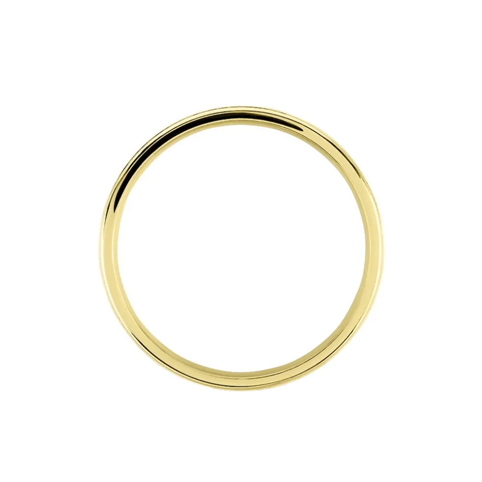 Alliance Beatrice Ruban Plat Or Bicolore
