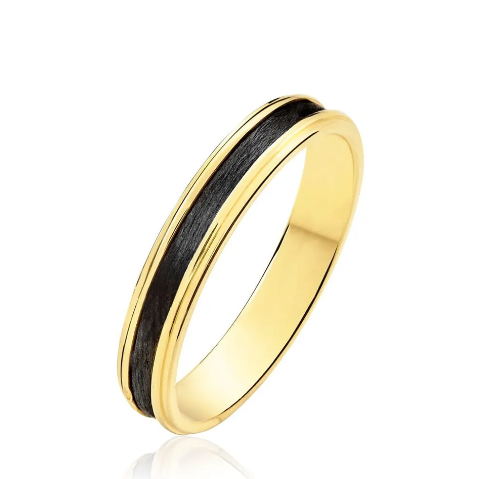 Alliance Camille Ruban Plat Or Jaune