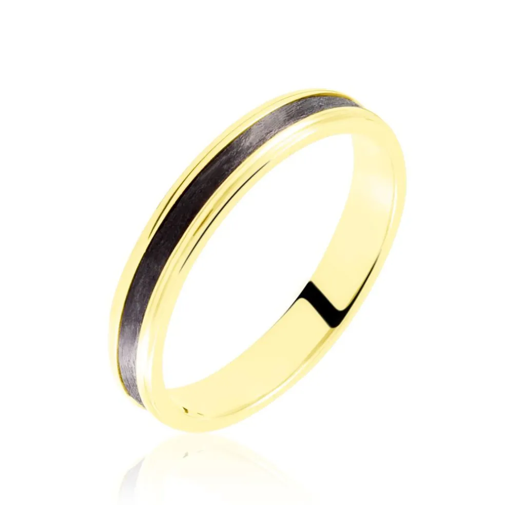 Alliance Camille Ruban Plat Or Jaune