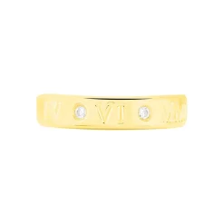 Alliance Defne Or Jaune Diamant
