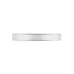 Alliance Gaia Ruban Plat Or Blanc