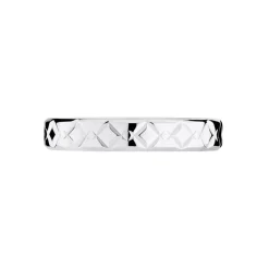 Alliance Herveva Ruban Plat Or Blanc