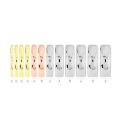 Alliance Julie Ruban Classique Or Blanc