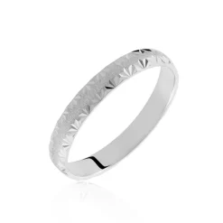 Alliance Maturina Demi Jonc Classique Or Blanc