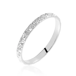 Alliance Menussa Diamantee Or Blanc