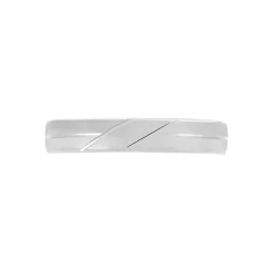 Alliance Mercure Brossee Ruban Plat Or Blanc