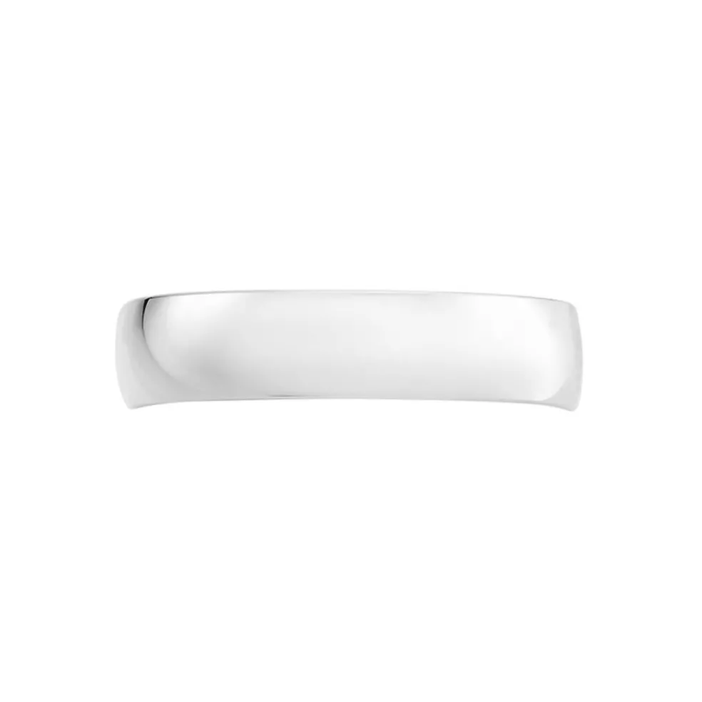Alliance Meredithe Ruban Plat Or Blanc