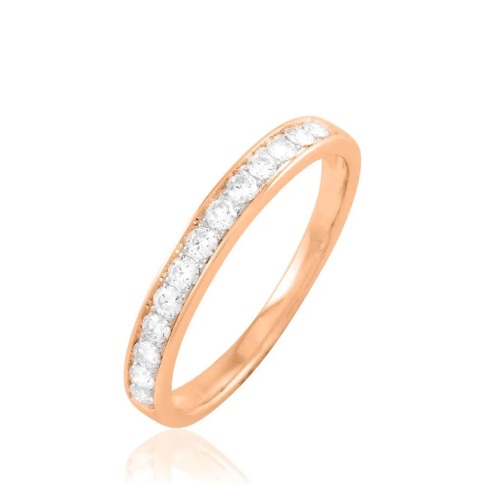 Alliance Rhea Or Rose Diamant