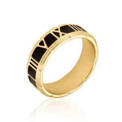 Bague Achille Plaqué Or Jaune