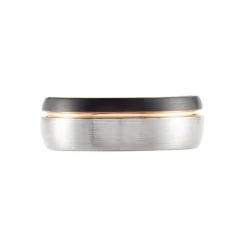 Bague Acier Gris Thibault