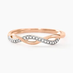 Bague Alizee Or Rose Diamant