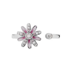 Bague Ambrose Argent Bicolore Oxyde De Zirconium