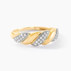 Bague Andriy Or Jaune Oxyde De Zirconium