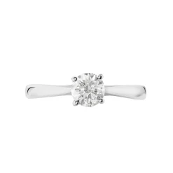 Bague Aphrodite Ld Platine Blanc Diamant Synthétique