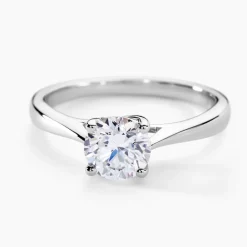 Bague Aphrodite Ld Platine Blanc Diamant Synthétique
