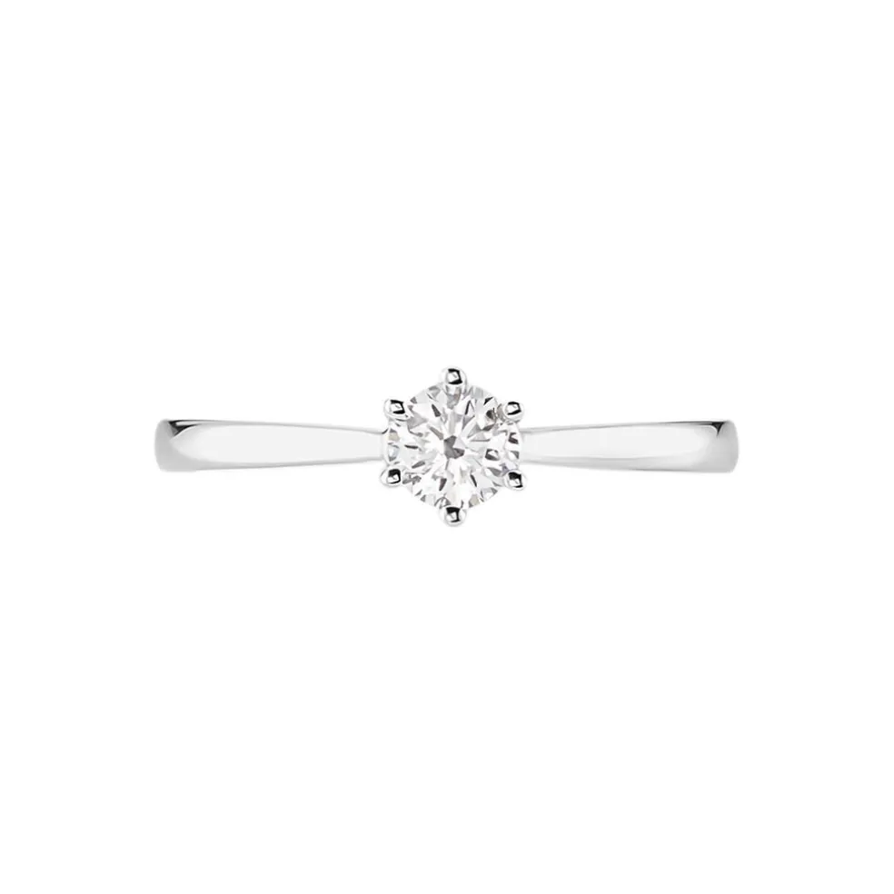 Bague Athena Platine Blanc Diamant