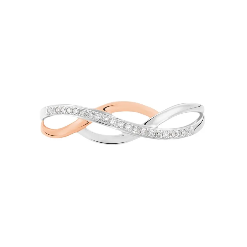 Bague Batista Or Bicolore Diamant