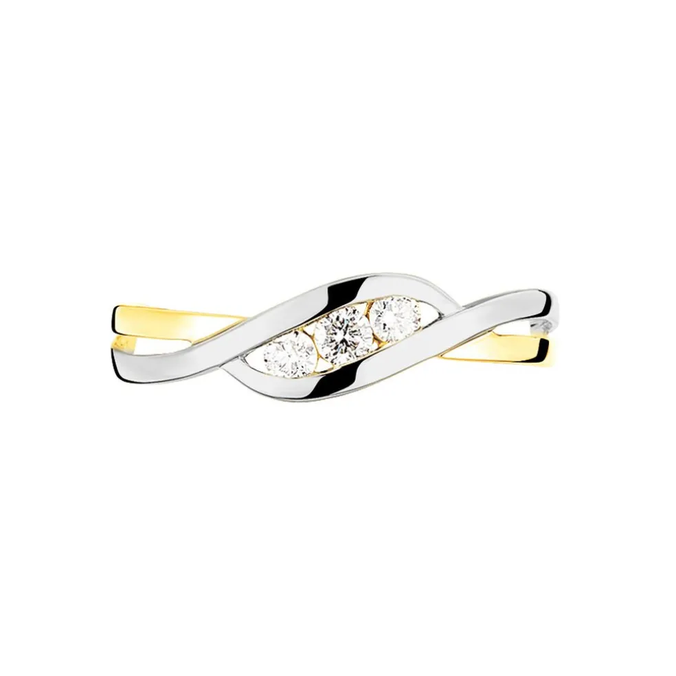 Bague Callie Or Bicolore Diamant