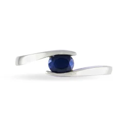 Bague Camilia Or Blanc Amethyste