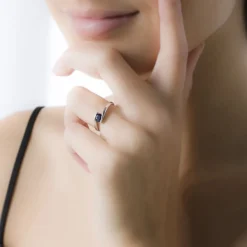 Bague Camilia Or Blanc Tanzanite