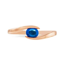Bague Camilia Or Rose Topaze