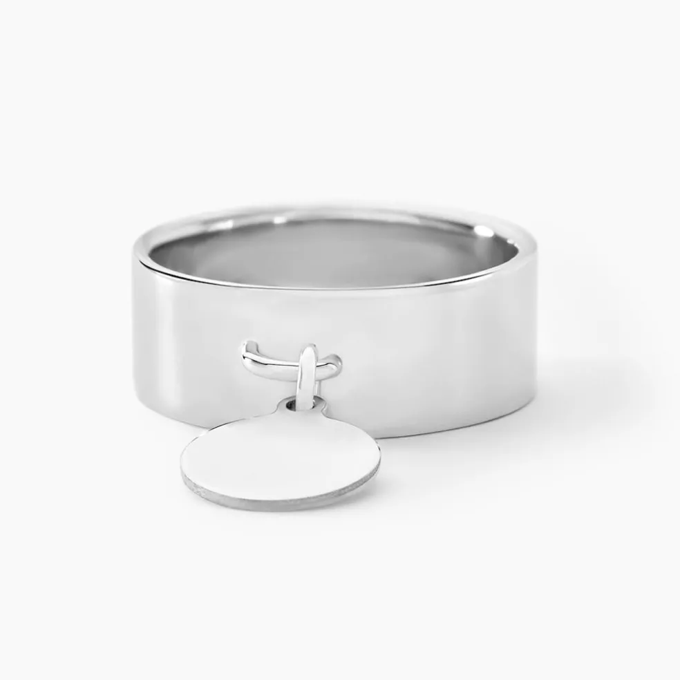 Bague Cecil Argent Blanc
