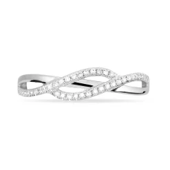 Bague Charlye Or Blanc Diamant