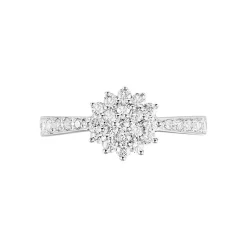 Bague Chou Or Blanc Diamant