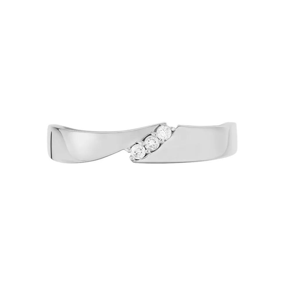 Bague Daphne Or Blanc Diamant