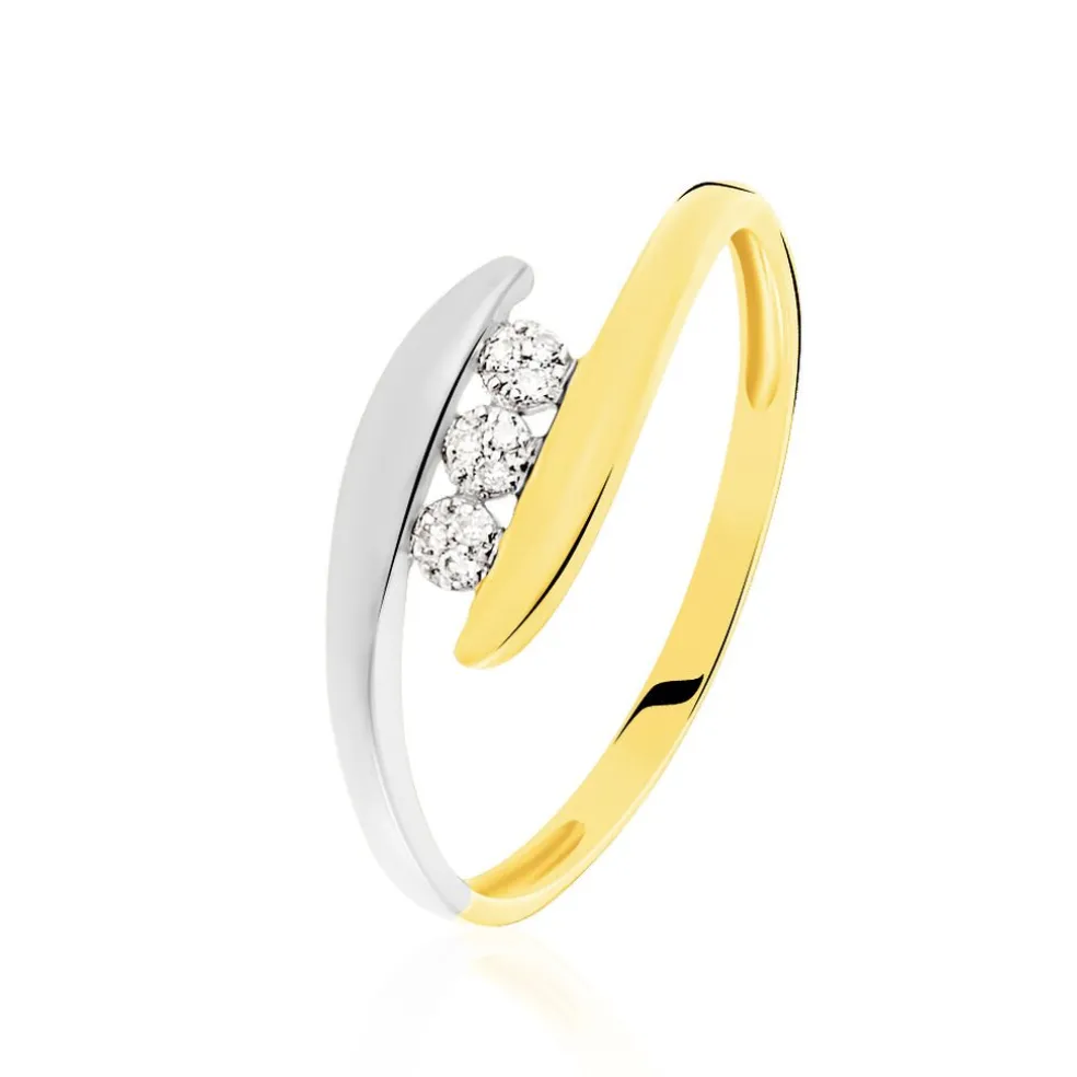 Bague Delphine Or Bicolore Diamant