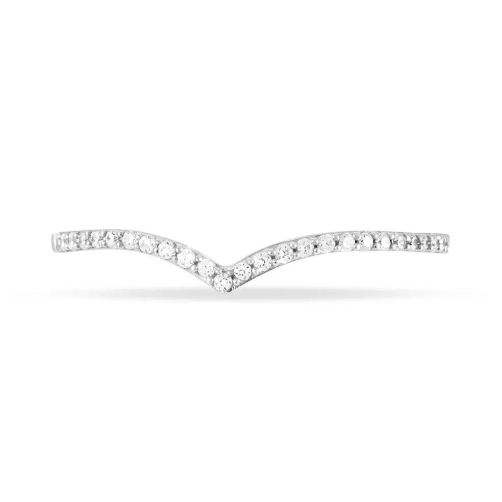 Bague Dounia Or Blanc Oxyde De Zirconium