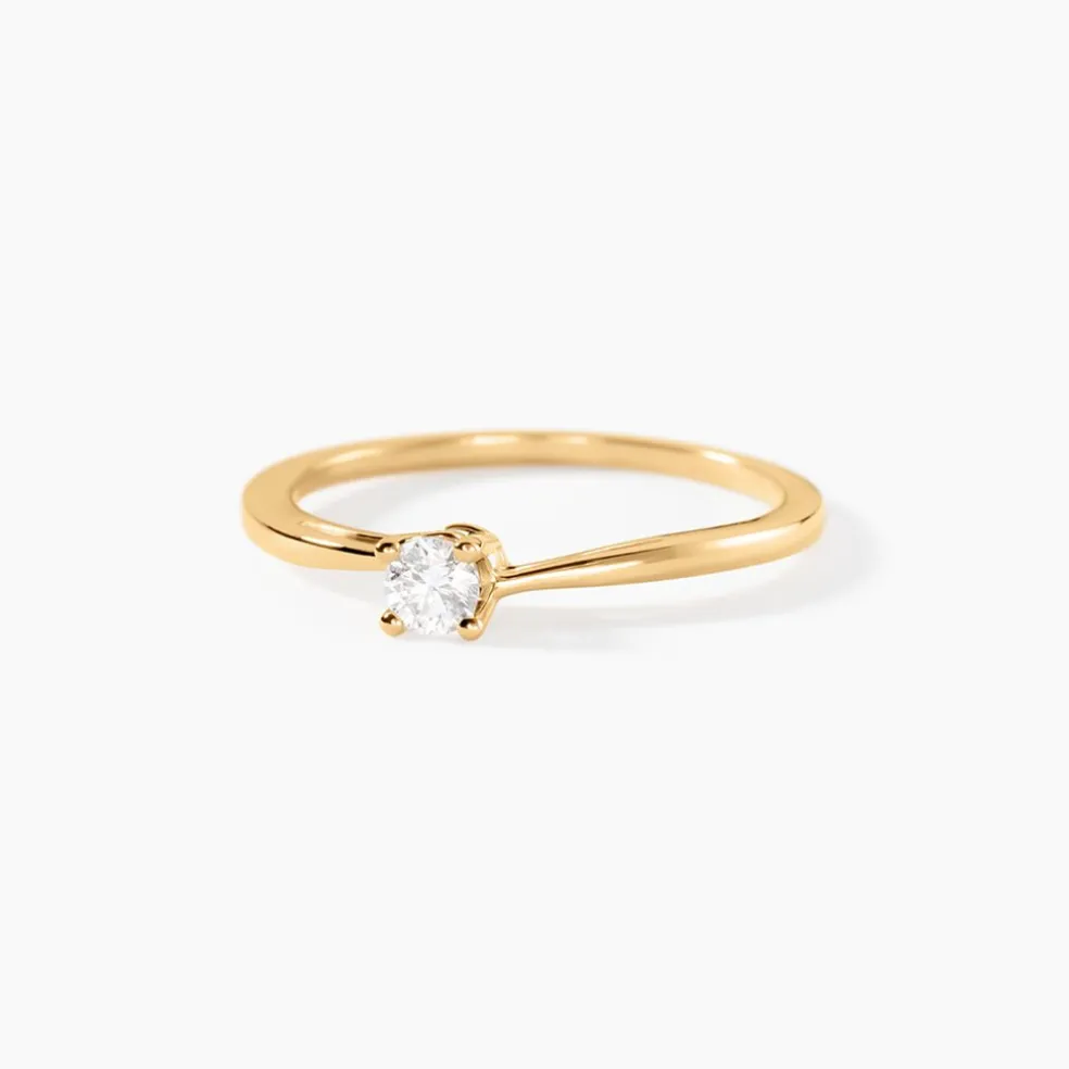 Bague Dympna Or Jaune Diamant