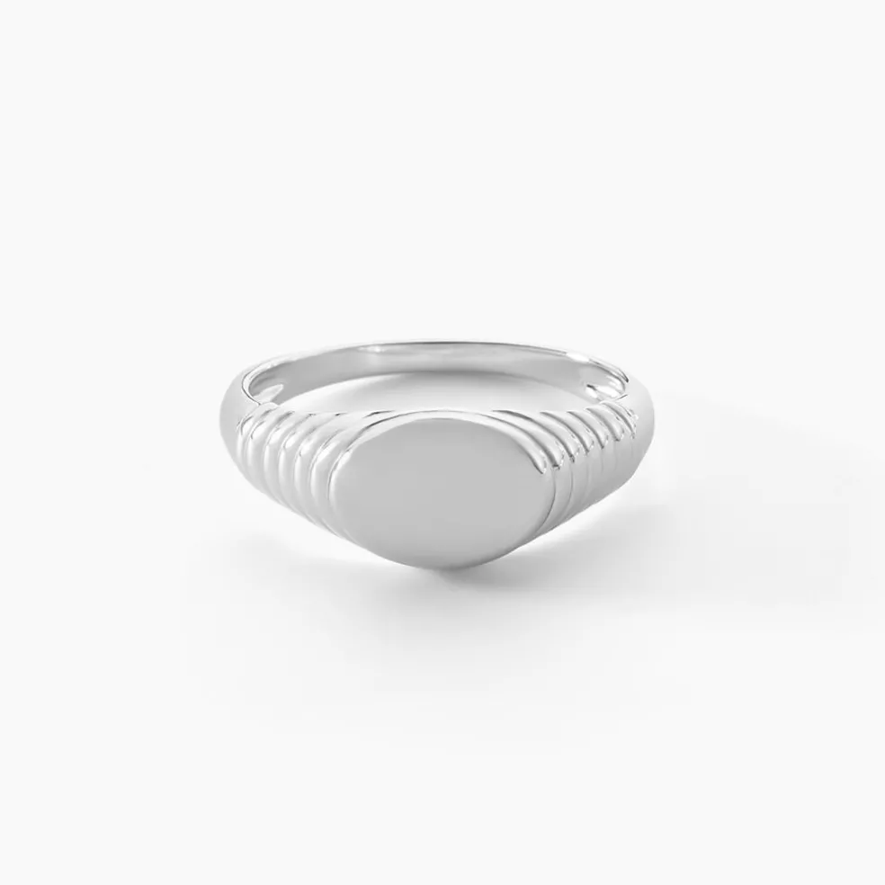 Bague Egerie Argent Blanc