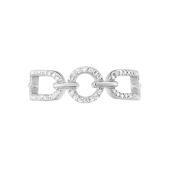 Bague Ela Argent Blanc Oxyde De Zirconium
