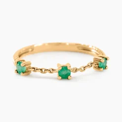 Bague Esmerald Rendez Vous Or Jaune Emeraude