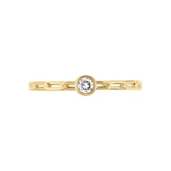 Bague Grady Plaqué Or Jaune Oxyde De Zirconium