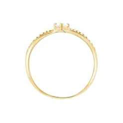 Bague Harmonia Or Jaune Oxyde De Zirconium