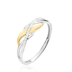 Bague Helene Or Bicolore Diamant