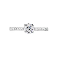 Bague Hemera Ld Platine Blanc Diamant Synthétique