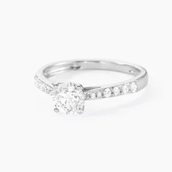 Bague Hemera Ld Platine Blanc Diamant Synthétique