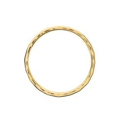 Bague Hera Acier Dore Yvanelle Triple Rangs