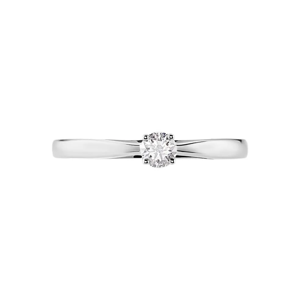 Bague Iris Platine Blanc Diamant