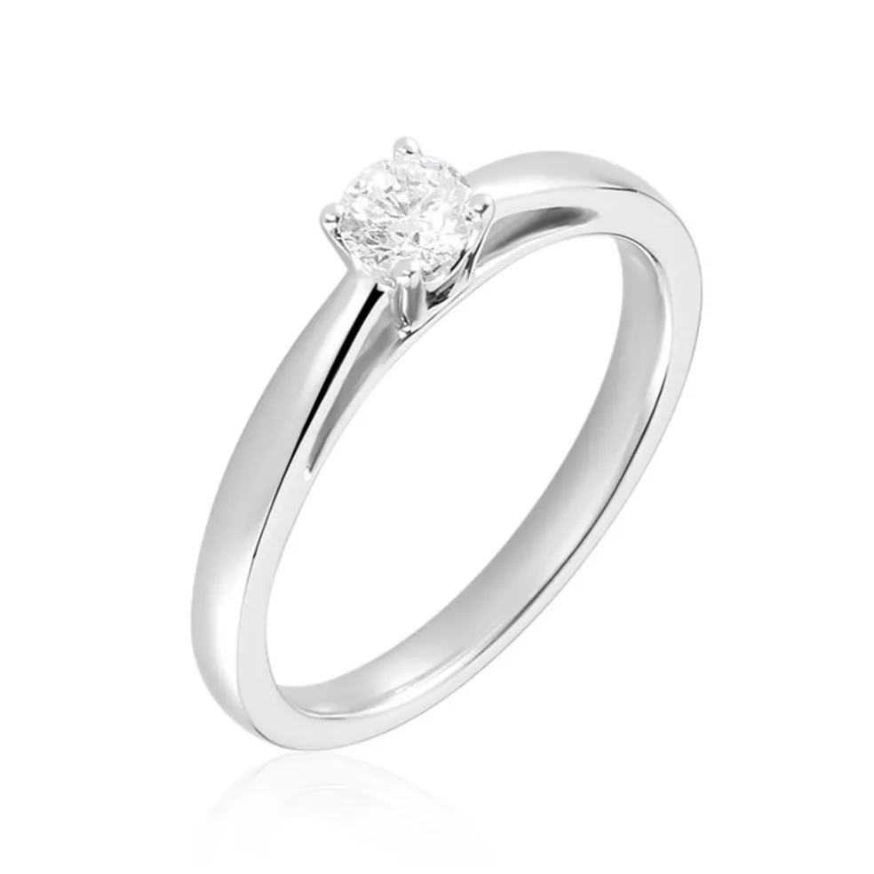 Bague Iris Platine Blanc Diamant