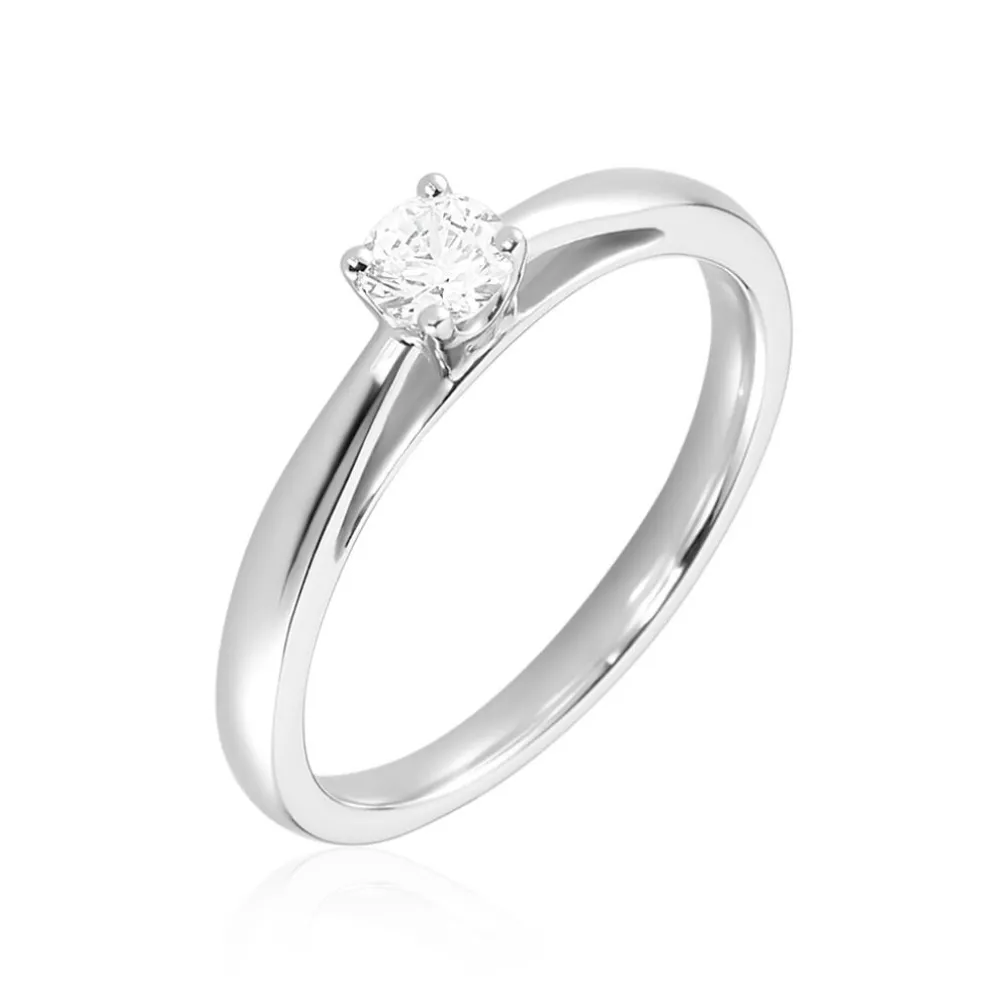 Bague Iris Platine Blanc Diamant