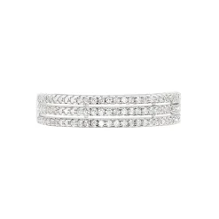 Bague Isora Argent Blanc Oxyde De Zirconium
