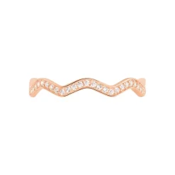 Bague Jasmyn Argent Rose Oxyde De Zirconium