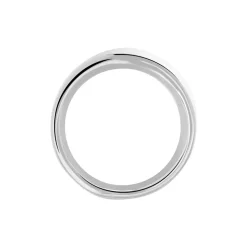 Bague Jonc Nohani Acier Blanc