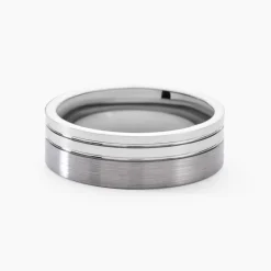 Bague Jourdan Jume Tugstene Blanc